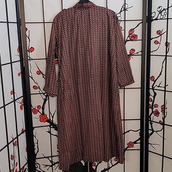 Vintage 70's Peggy Barker Multi Colored Dress - Picture 9 of 13